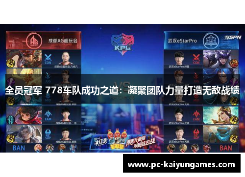 全员冠军 778车队成功之道：凝聚团队力量打造无敌战绩